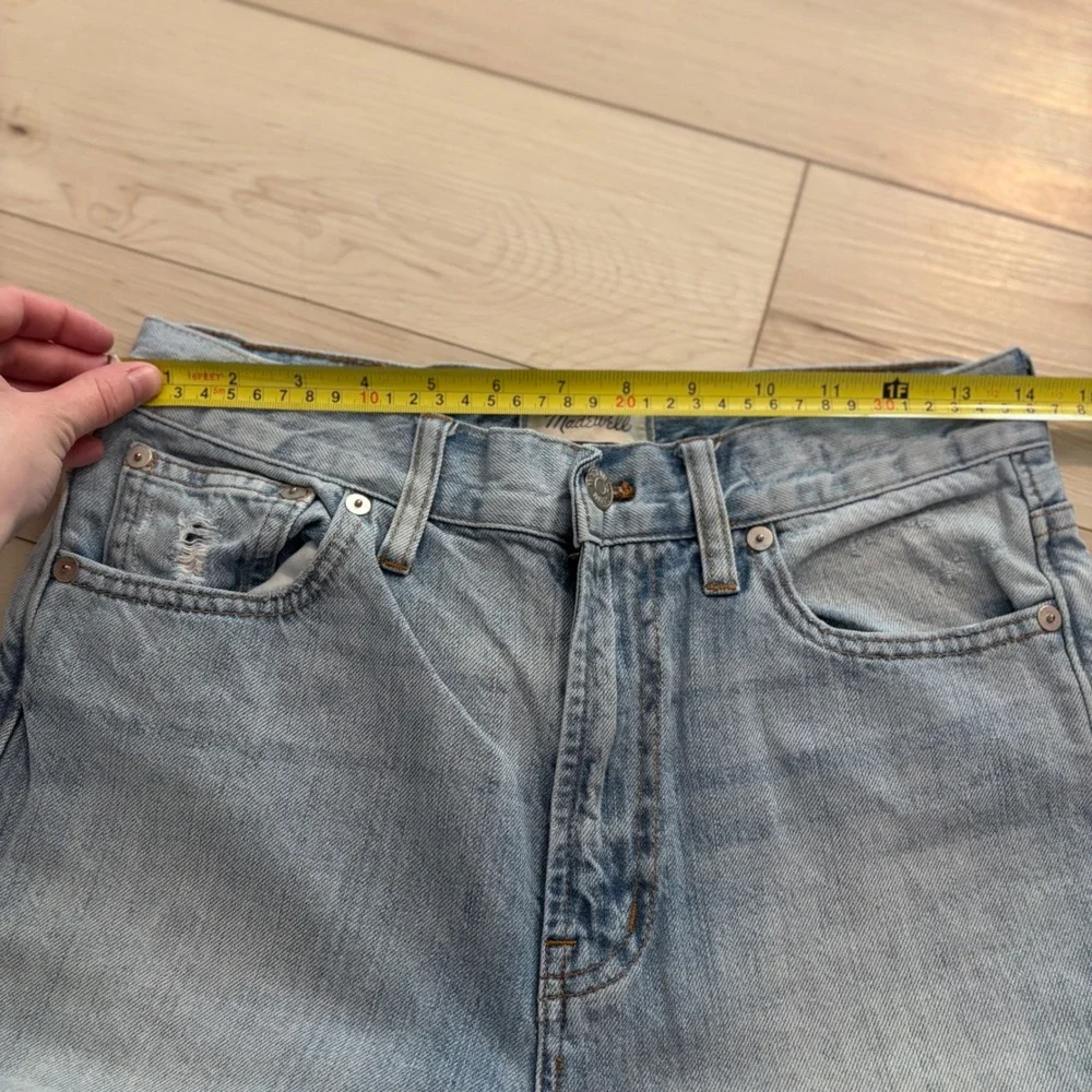Madewell The Perfect Vintage Jean Light Wash Denim High Rise Straight Women's 27